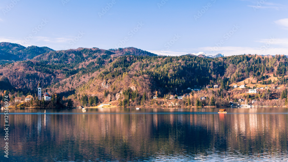 morning at the lake of Bled