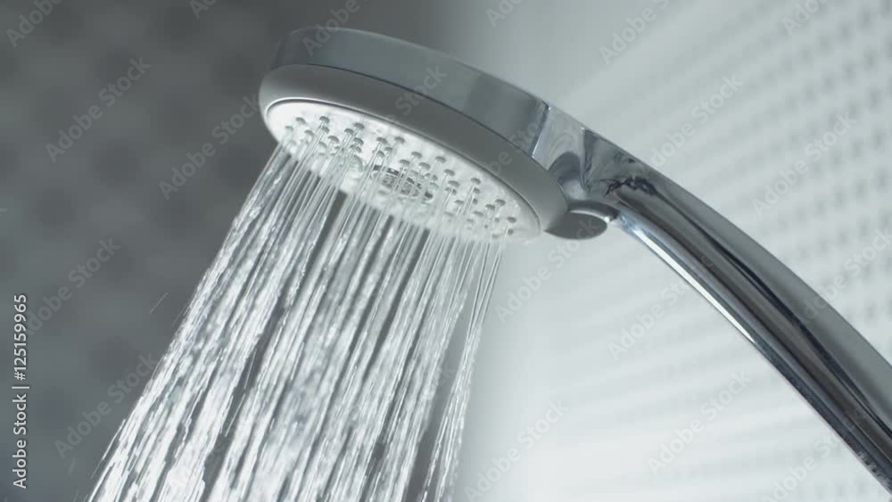 Water flow in the shower head