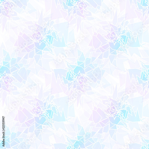 Vector ice background. Icy water pattern. Glass winter seamless backdrop.For new year and christmas. Pastel. Seamless.
