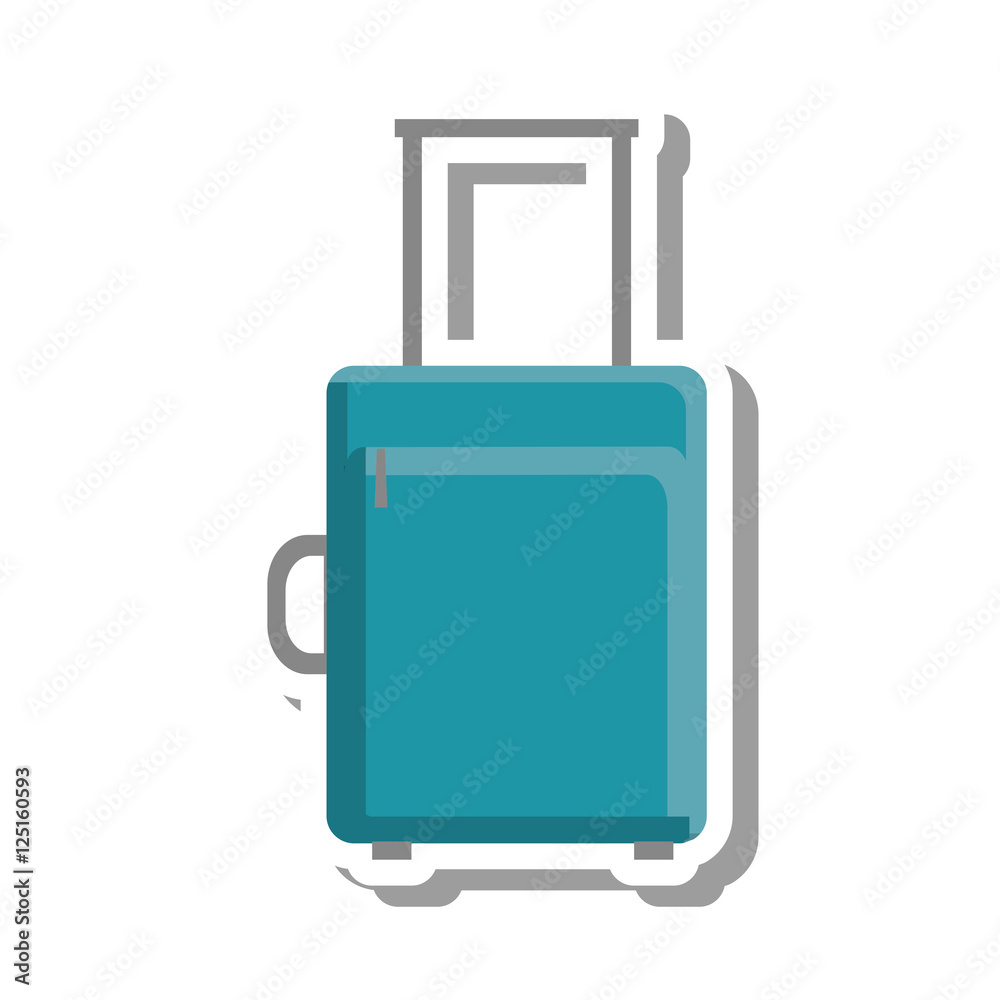 suitcase travel isolated icon vector illustration design suitcase travel isolated icon vector illustration design