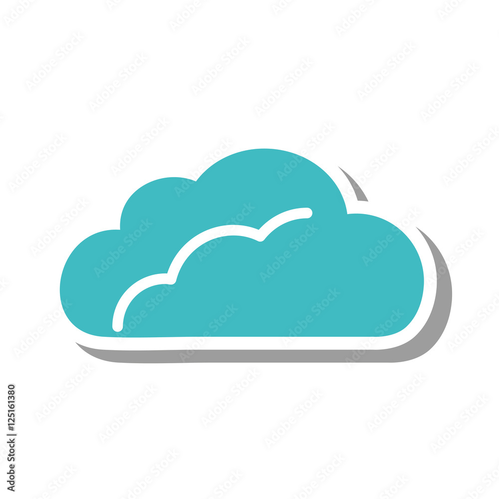 cloud silhouette isolated icon vector illustration design cloud silhouette isolated icon vector illustration design