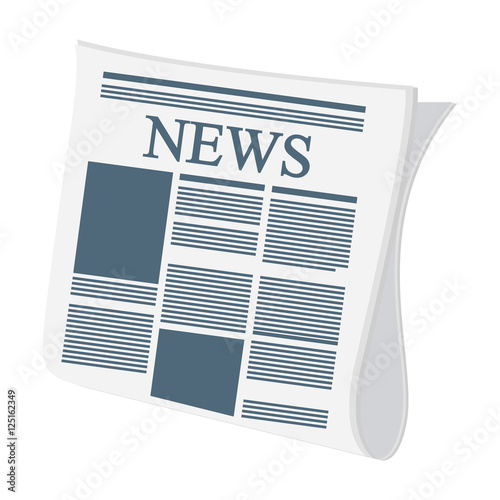 news paper information isolated icon vector illustration design