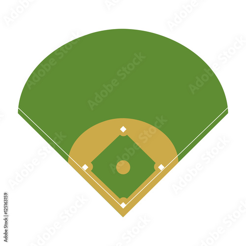 Photography camp diamond baseball sport vector illustration design