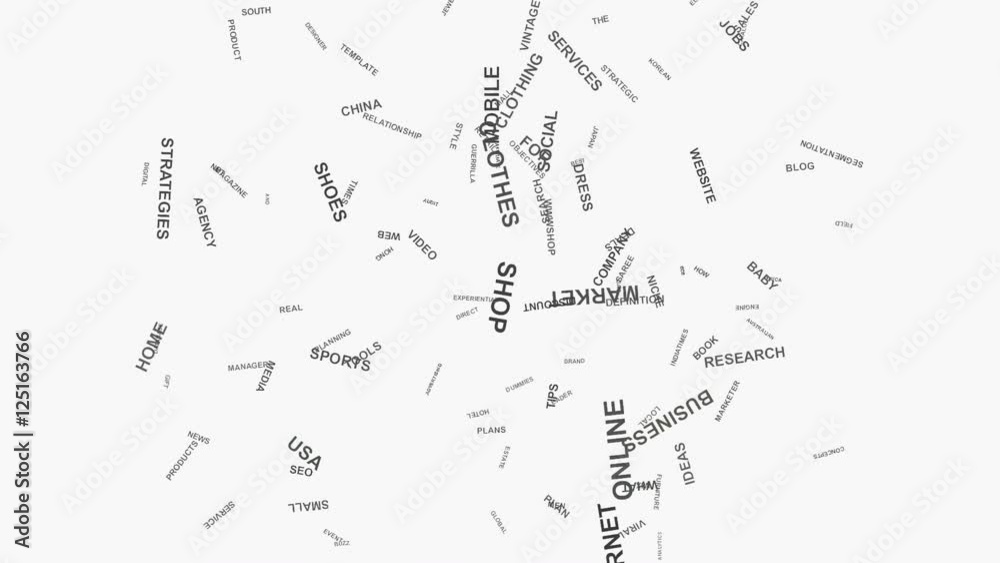Smiley face Online Business Marketing and Shopping word cloud text typography Smiley face Online Business Marketing and Shopping word cloud text typography