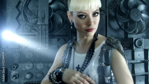 Young girl, fashion, studio makeup, sexy lady, slow motion, 4K, UHD, UltraHD