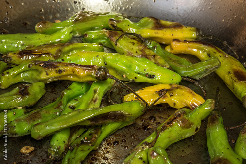 Blackened Shishito Pepper Appetizer