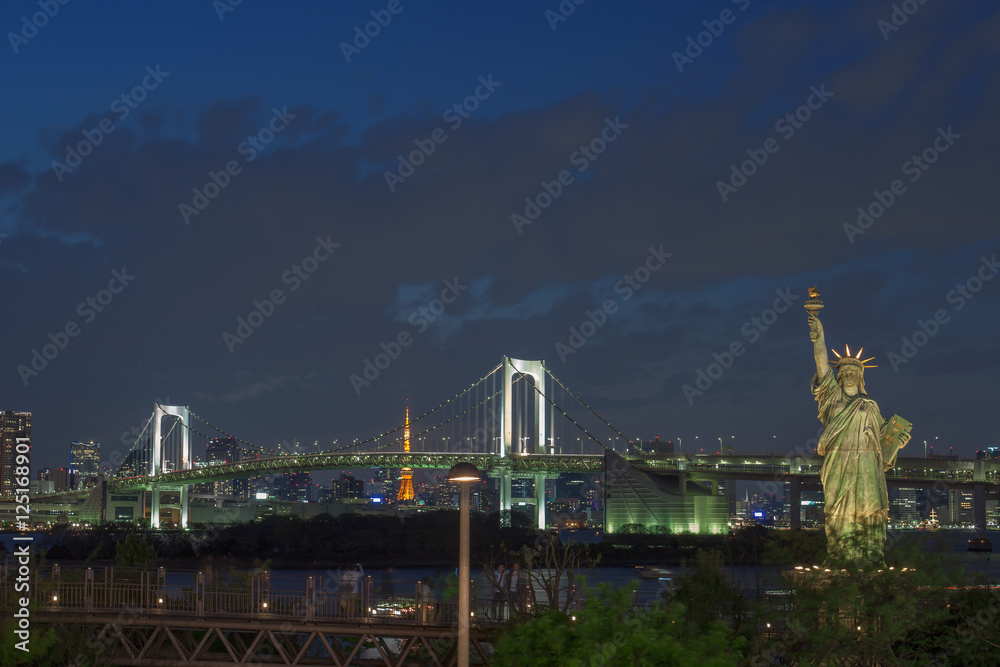Obraz premium お台場の夜