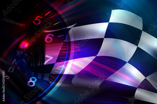Fotografie, Obraz racing background