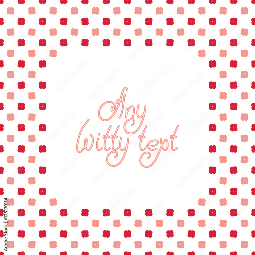 Cute square background border frame with abstract graphic elements isolated on the white fond. Space for text can be used for invitations, poster or greeting cards. Vector illustration eps Cute square background border frame with abstract graphic elements isolated on the white fond. Space for text can be used for invitations, poster or greeting cards. Vector illustration eps