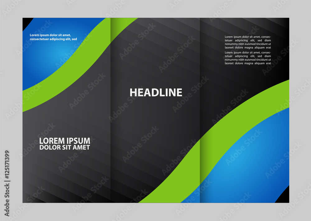 Fototapeta premium brochure design template 