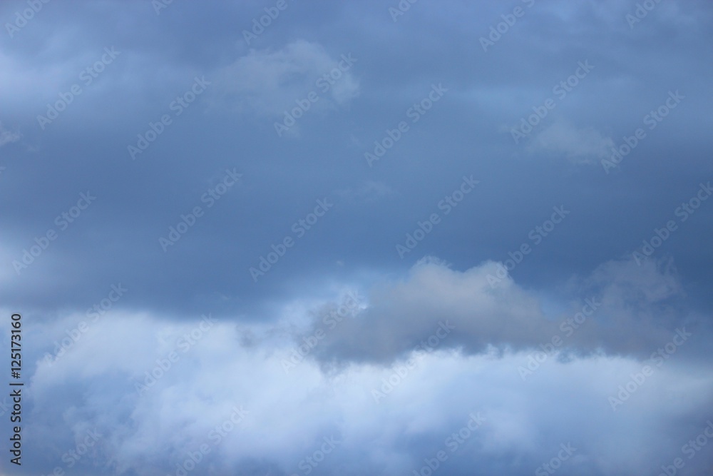 Fototapeta premium blue sky with raincloud.