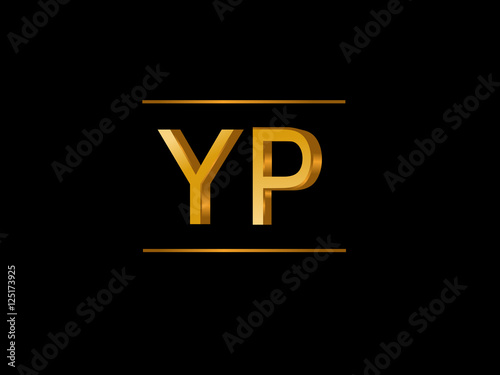 YP Initial Logo for your startup venture
