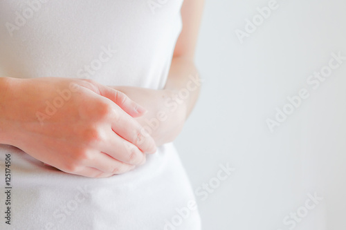 Photos woman stomach ache because there kind of problem like gastritis