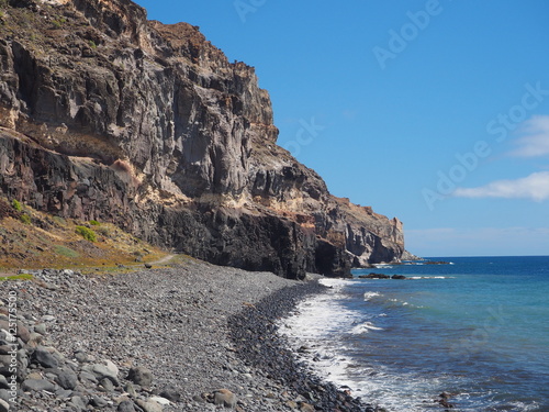 Playa de Tasarte near GC-200 coastal highway Gran Canaria