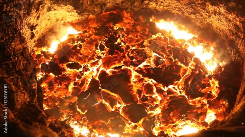 Hard work in the Foundry, liquid metal in the factory, smelting iron and processing,melting iron