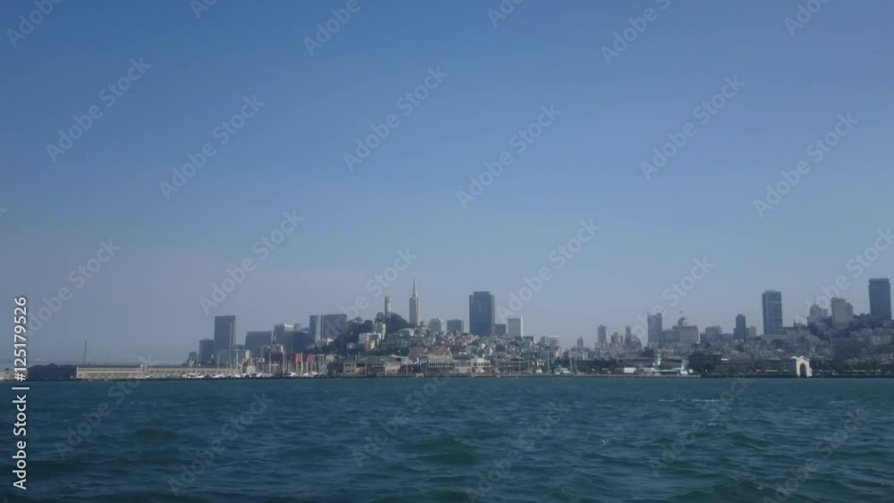 San Francisco, California - July, 2016 - Medium shot of the San Francisco skyline San Francisco, California - July, 2016 - Medium shot of the San Francisco skyline