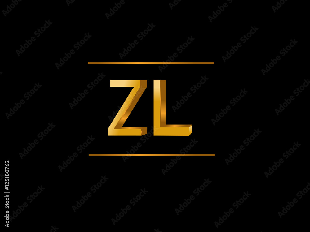 ZL Initial Logo for your startup venture ZL Initial Logo for your startup venture