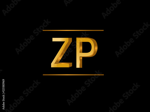 ZP Initial Logo for your startup venture