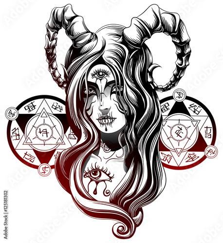 a demon girl