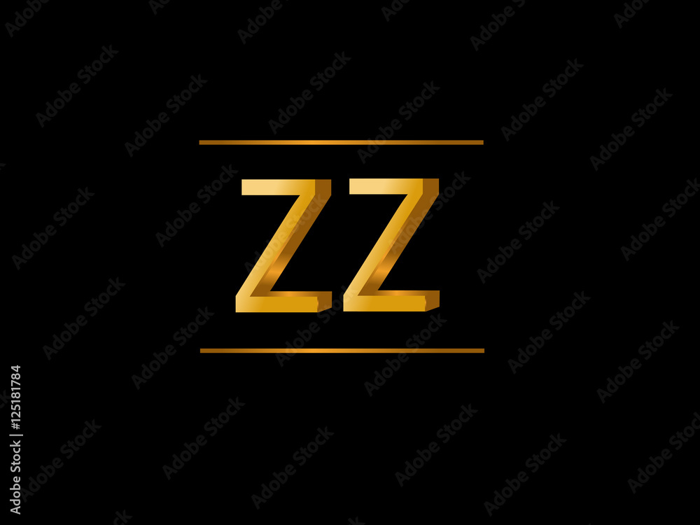 ZZ Initial Logo for your startup venture ZZ Initial Logo for your startup venture