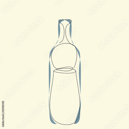 invisible geometry from the structure of a bottle