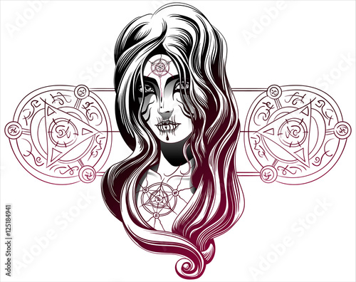 a goth girl