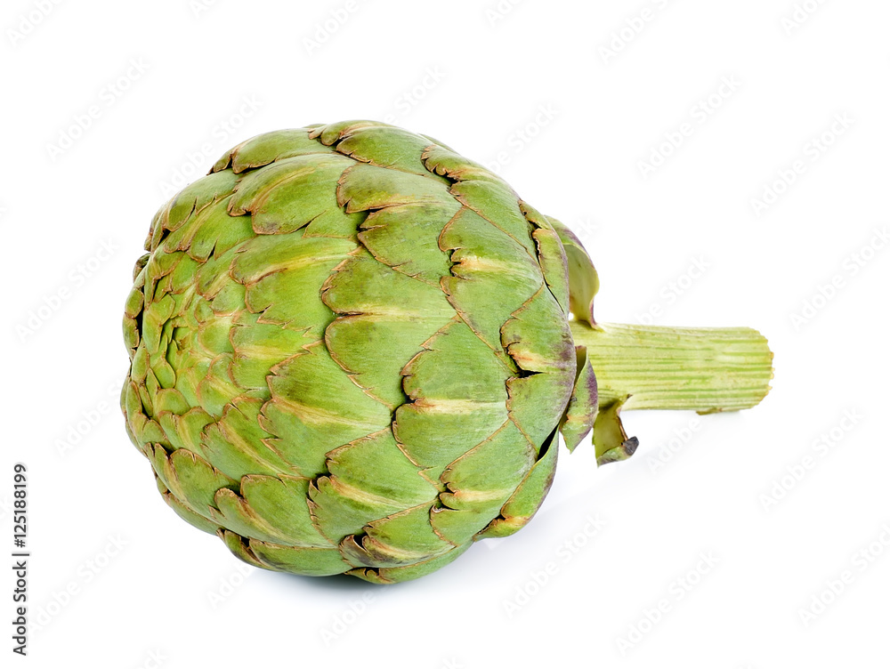 Fototapeta premium artichoke isolated on the white background