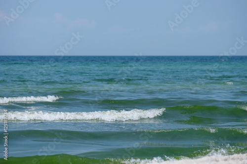 Beautiful seascape on sunny summer day