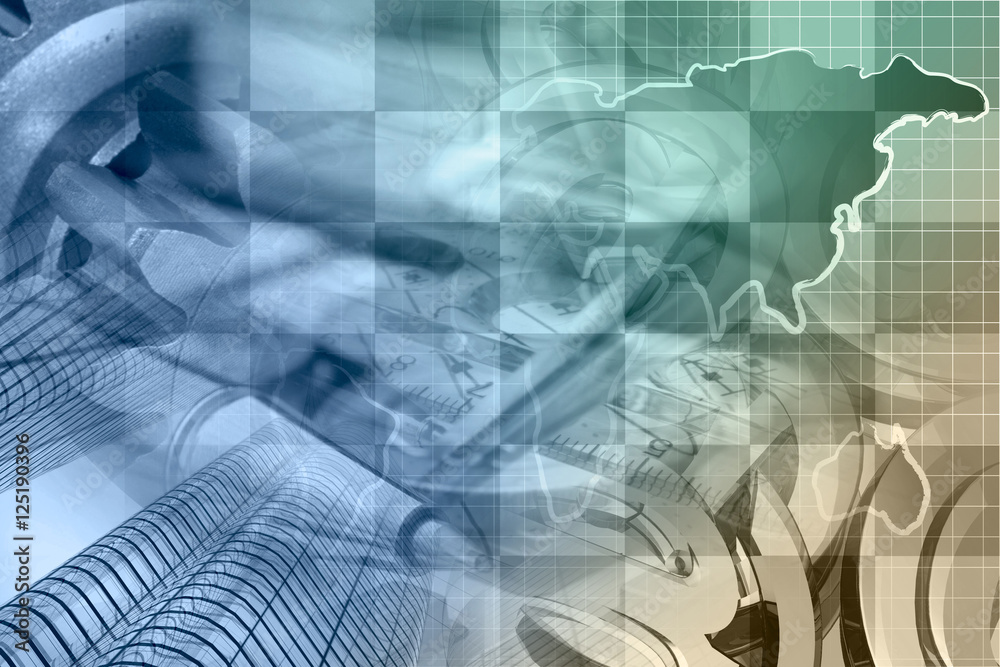 Obraz premium Financial background