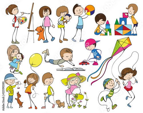 Cartoon Kids Set