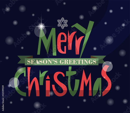 Merry Christmas greeting card C