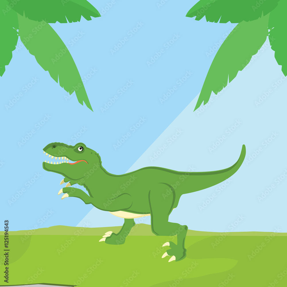 Obraz premium T-rex dinosaur vector