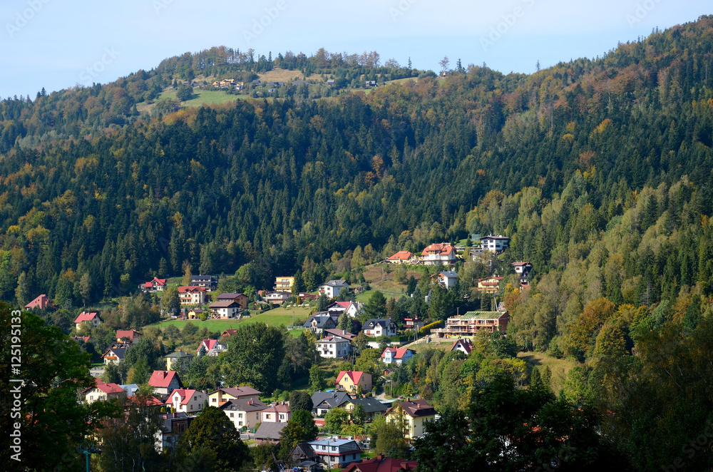 Szczyrk in Poland (Beskidy Mountains)