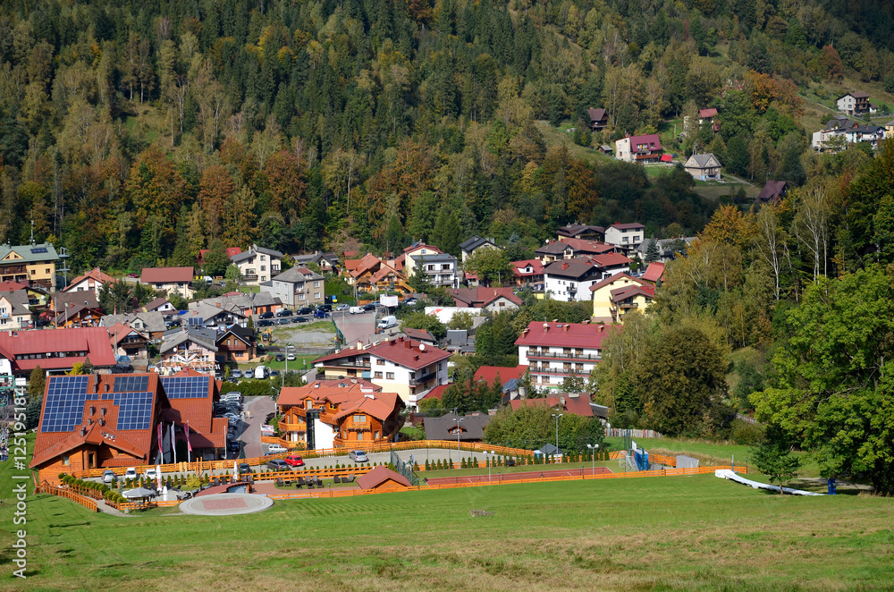 Szczyrk in Poland (Beskidy Mountains)
