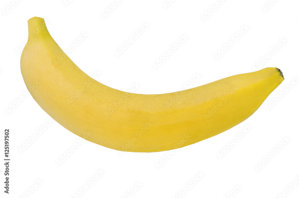 banana isolated on white background