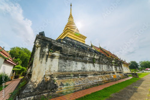 Phra That Chang Kum Temple is a favourite destination in Nan province  Northern of Thailand.