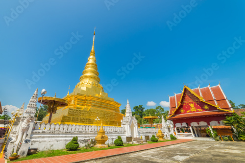 Phra That Chae Haeng Temple is a favourite destination in Nan province, Northern of Thailand © Travel man