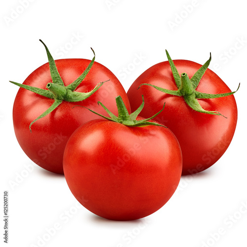 Tomato vegetables isolated