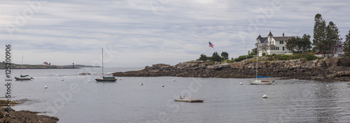 Ram Island Lighthouse and sheltered cove