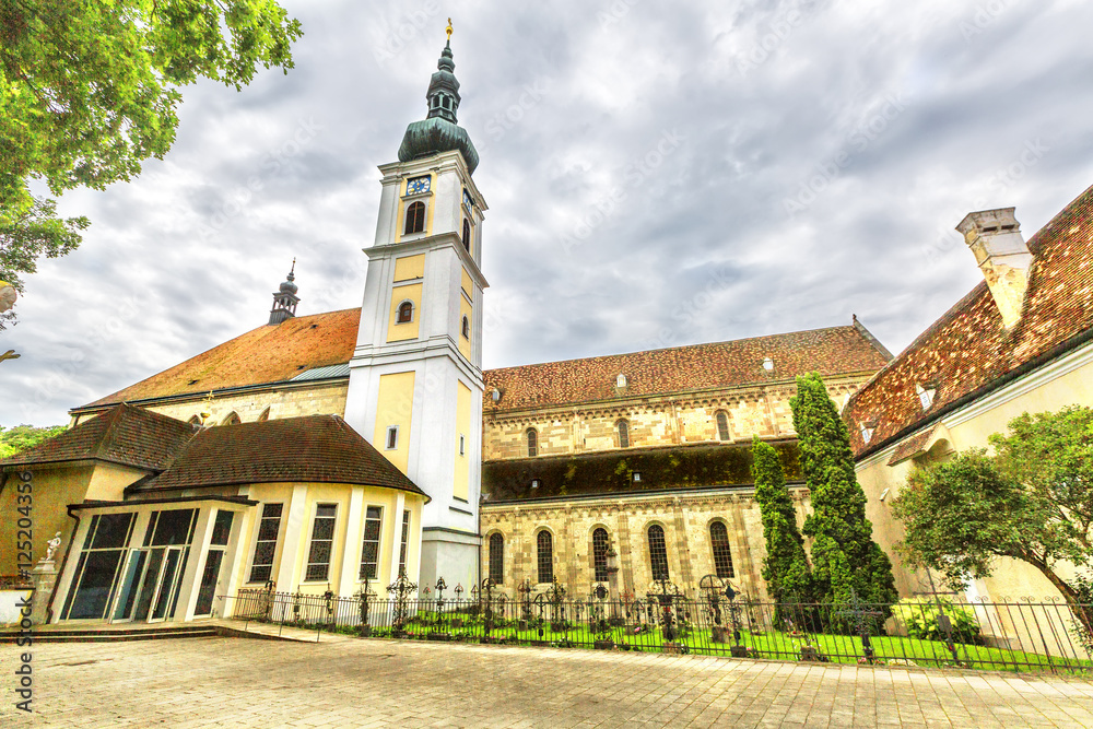 Abbey of the Holy Cross (Stift Heiligenkreuz) in  Vienna woods.