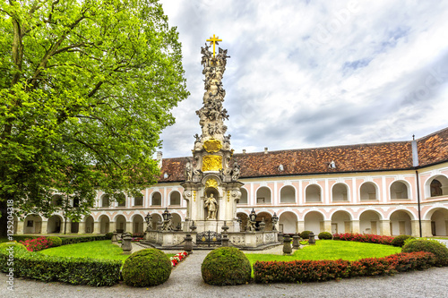 Abbey of the Holy Cross (Stift Heiligenkreuz) in  Vienna woods.