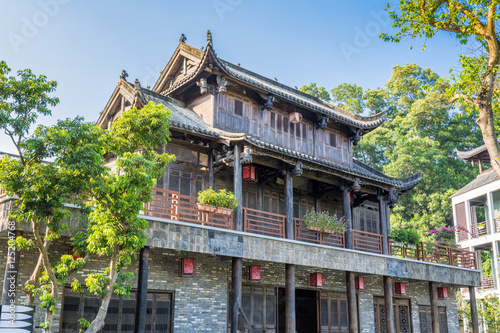 Traditional Chinese old house at Hakka Village in Shenzhen, China