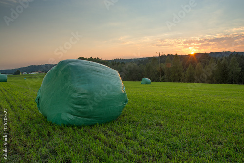 Sonnenuntergang im Bayerischen Wald