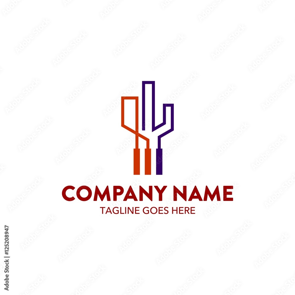 Technology Logo Template Technology Logo Template