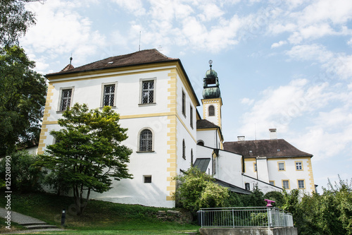 Sanctuary Mariahilf in Passau, Germany, side view photo