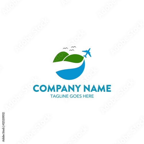 Travel And Hotel Logo Template