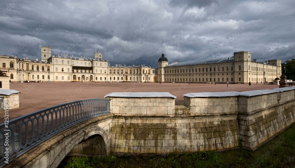Great Gatchina Palace in Gatchina town near St Petersburg
