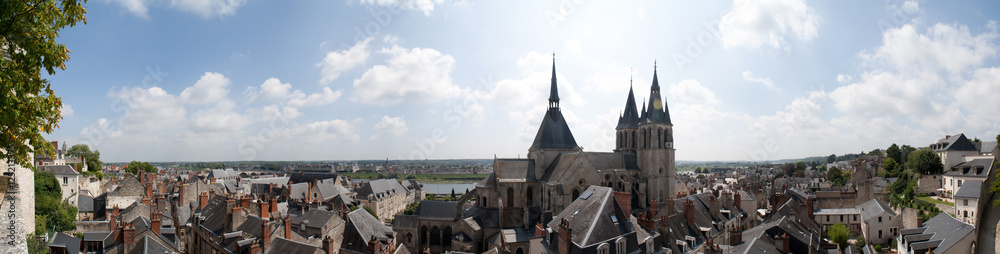 Panorama über Blois in Frenkreich