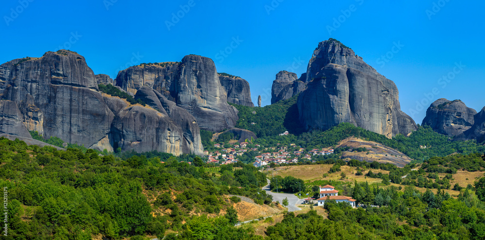 town of a meteora Greece