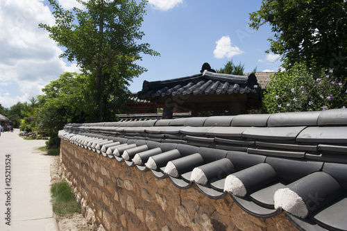 Korean traditional house, KIWA, in ANDONG, KOREA 